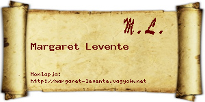 Margaret Levente névjegykártya